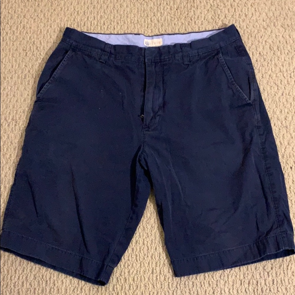 Navy J Crew Shorts